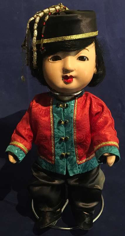 Japanese boy porcelain doll