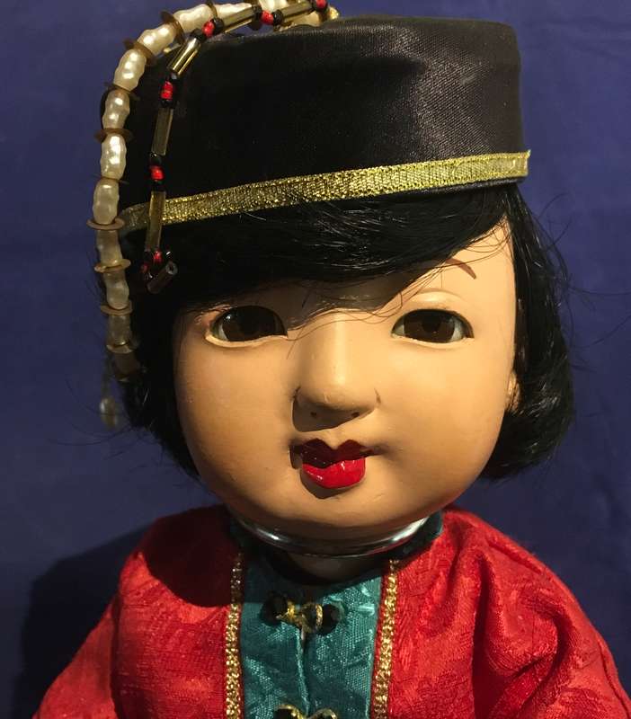 Japanese boy porcelain doll