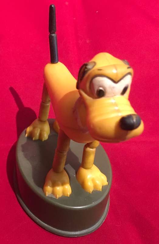 Pluto - 1975 Gabriel Industries Hong Kong push puppet toy