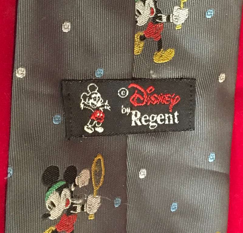 Disney Regent -Mickey Mouse tennis player tie