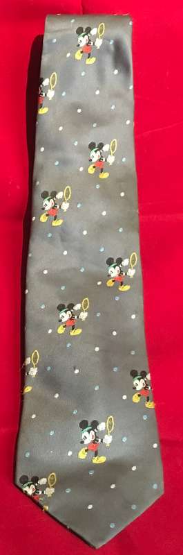 Disney Regent -Mickey Mouse tennis player tie