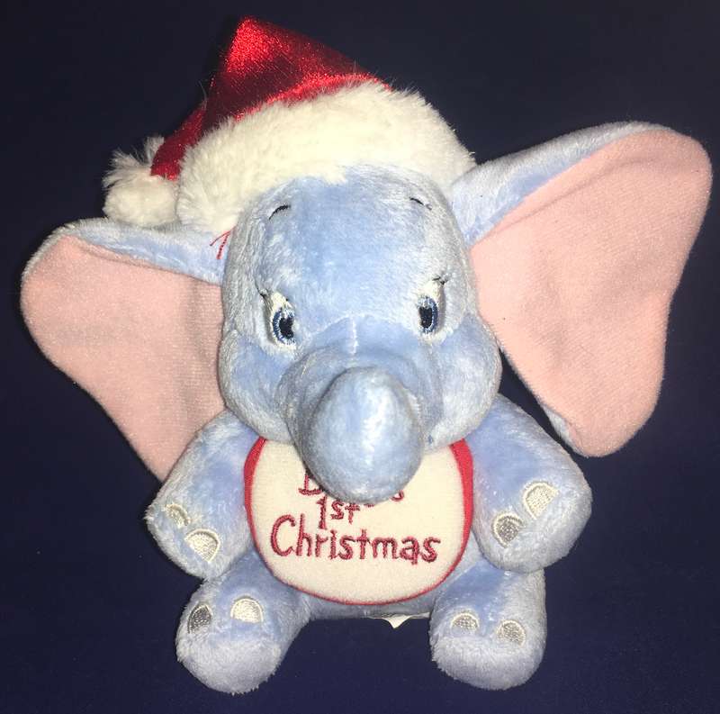 Dumbo Plush toy - Disney Store - Babys First Christmas