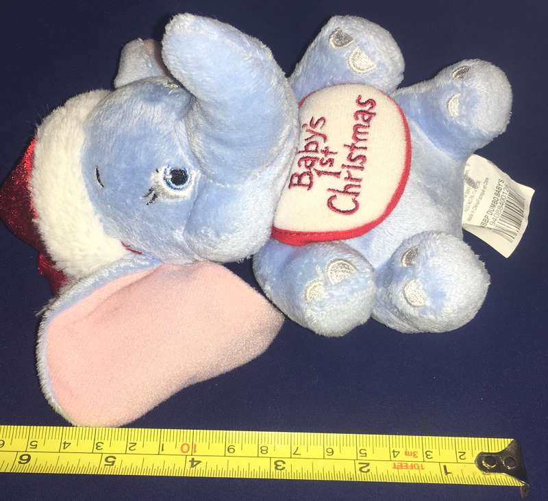 Dumbo Plush toy - Disney Store - Babys First Christmas