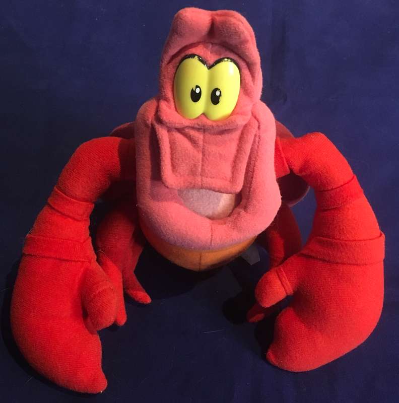 Little Mermaid Sebastian -Mattel @Disney Plush Red Crab