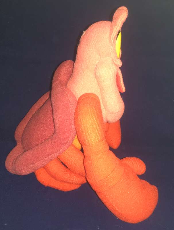 Little Mermaid Sebastian -Mattel @Disney Plush Red Crab