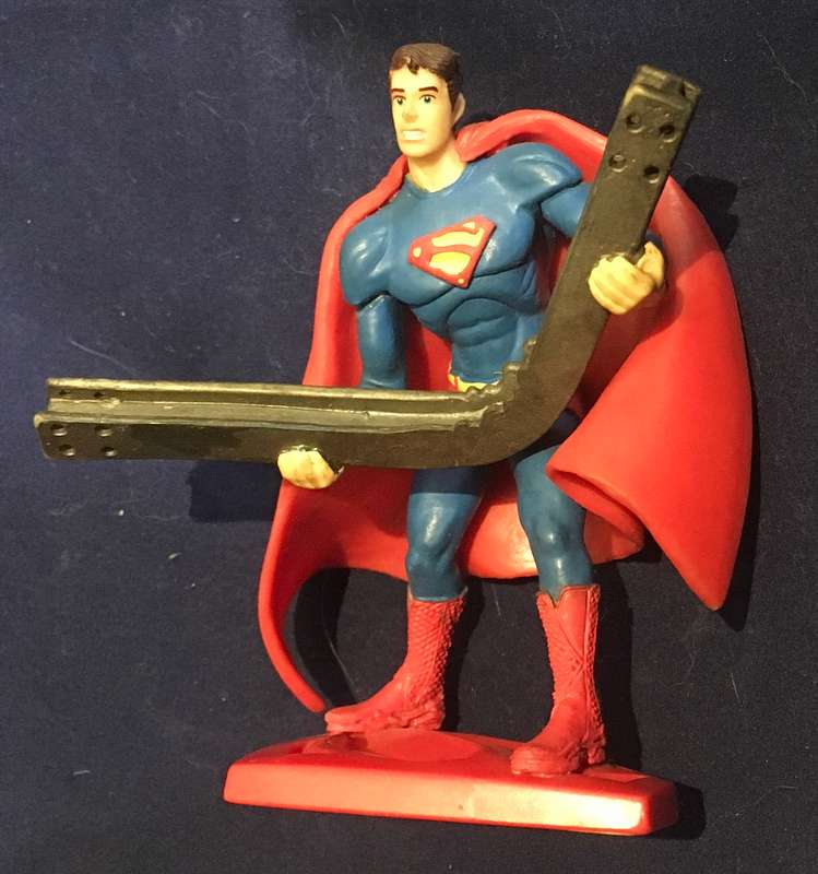 Superman - Bully Hand Painted. TM & DC Comics
