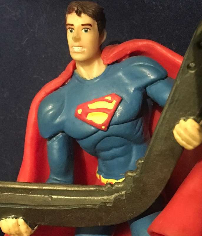 Superman - Bully Hand Painted. TM & DC Comics