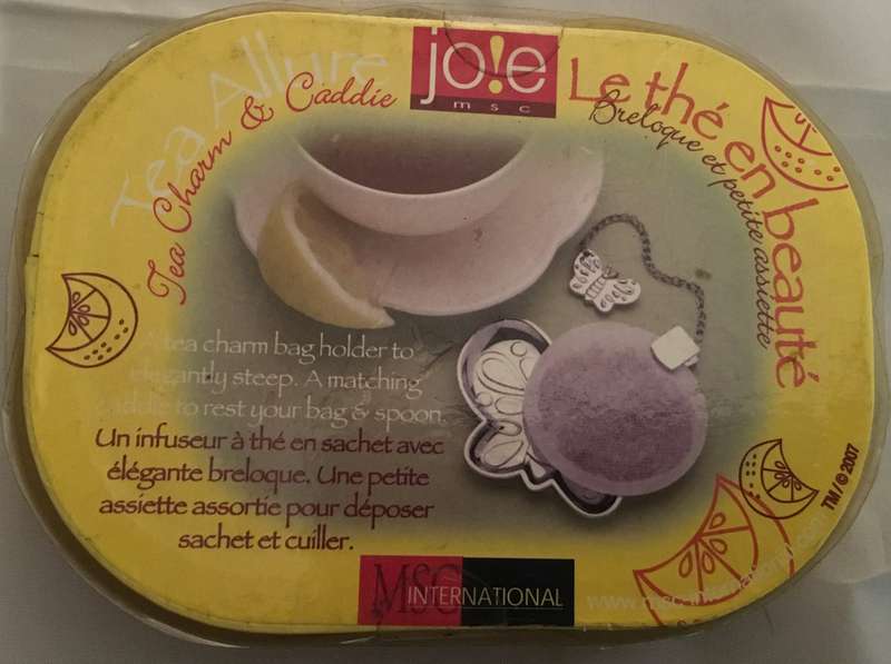 Tea charm and caddy by Jole