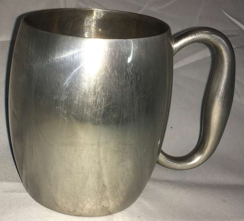 E and Company 1947 silver plated pint tankard - nr 37449