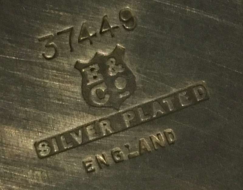 E and Company 1947 silver plated pint tankard - nr 37449