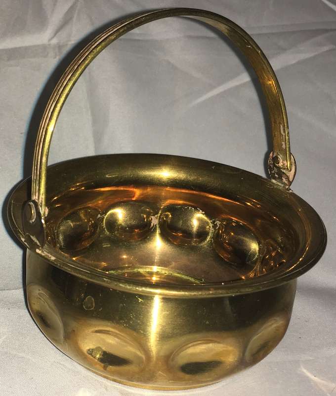 Brass condiment/ sweet basket