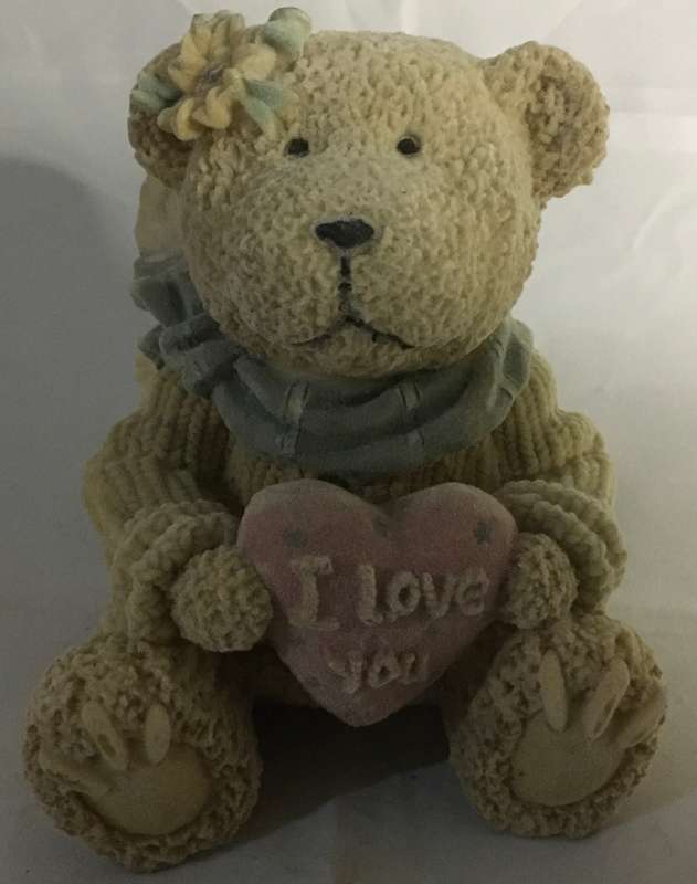 Bear - felt - I love you