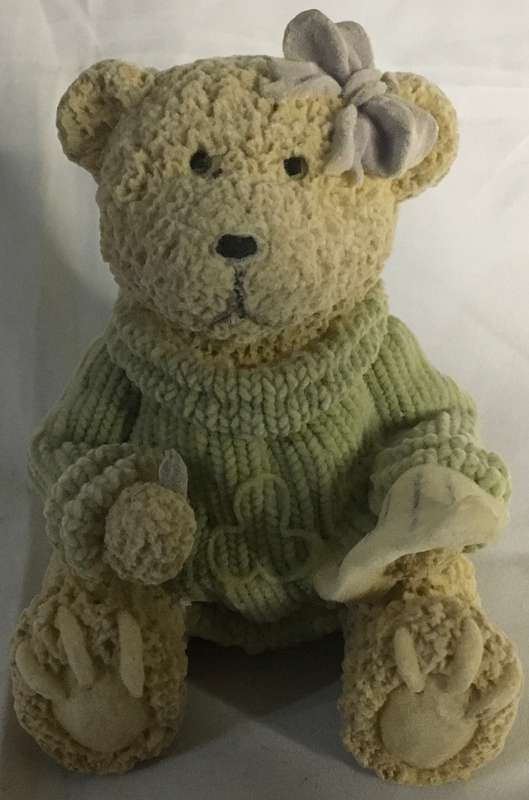 Bear - felt. Writing bear