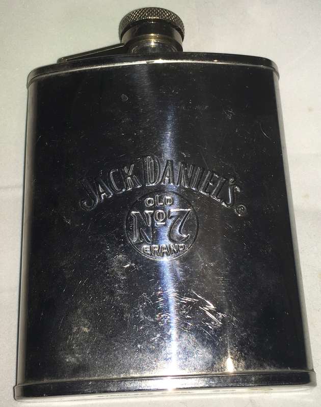 Jack Daniels no 7 hip flask