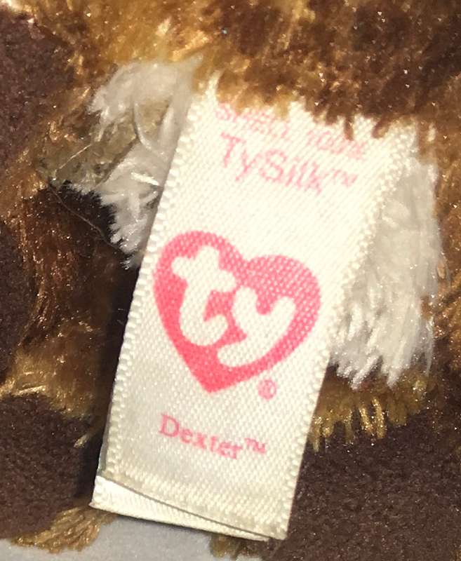 Ty Beanie Boos DEXTER  Plush Stuffed Animal Toy