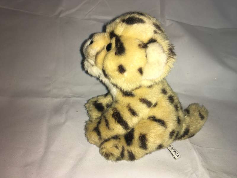 Baby cheetah stuffed toy by Born in Africa