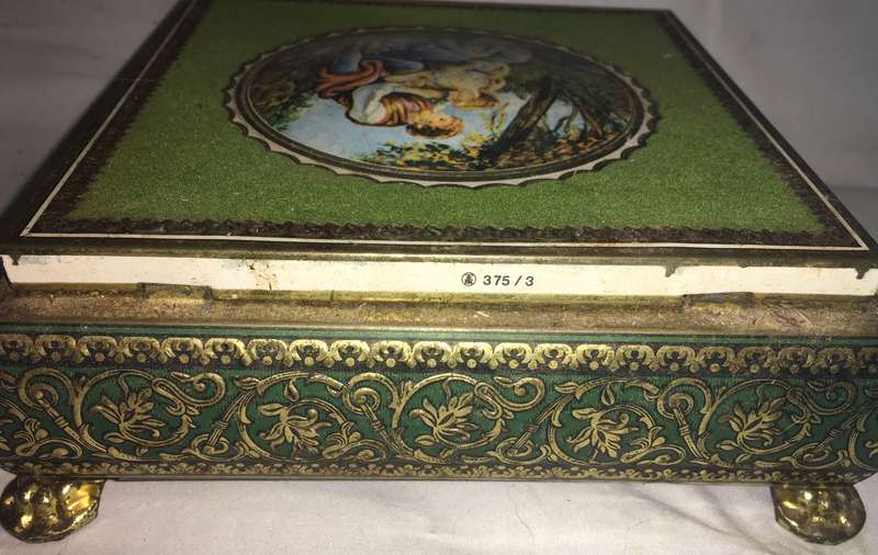 1970s metal chocolate box