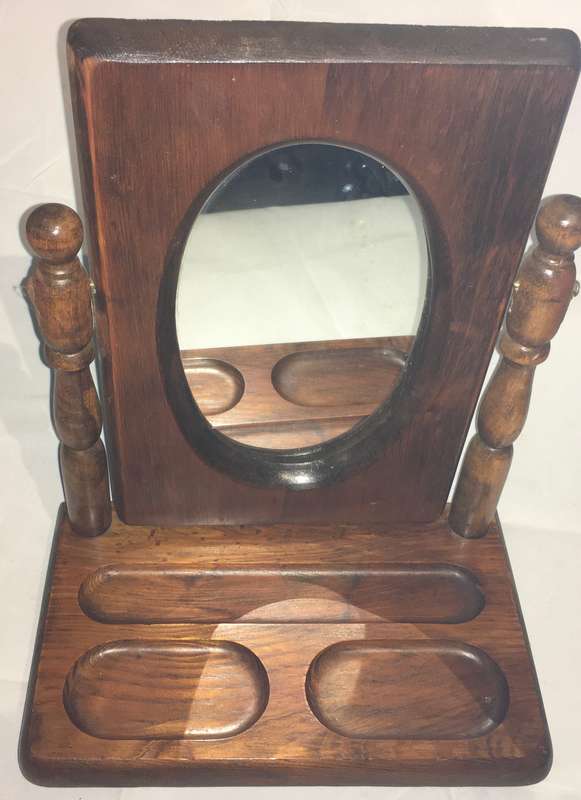 Antique shaving mirror