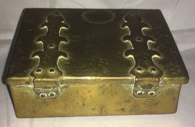 Brass jewellery/ trinket box