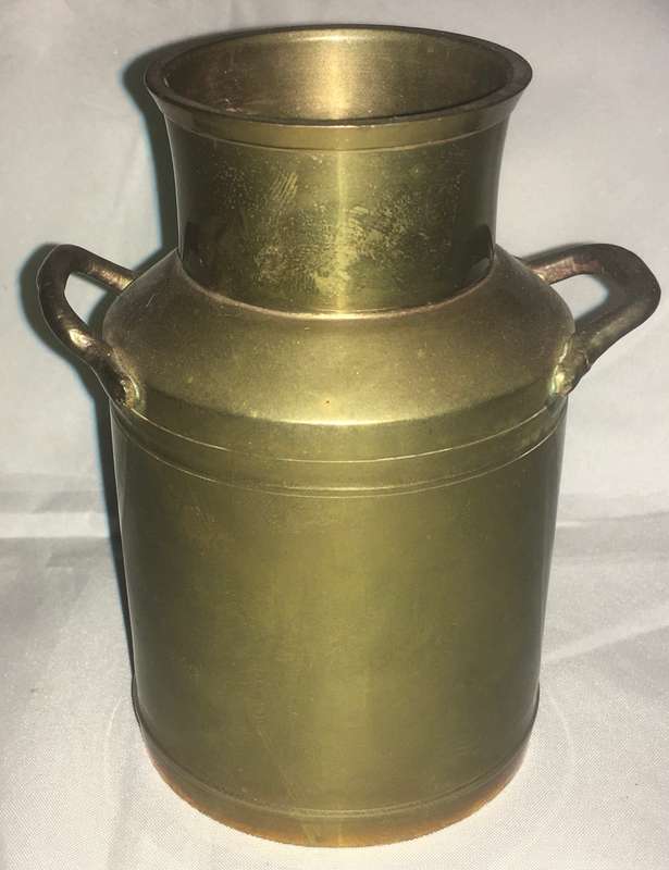 Brass milk can - 12cm height