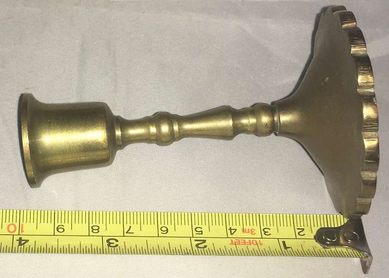 Brass candle holders (set of 2). Vintage