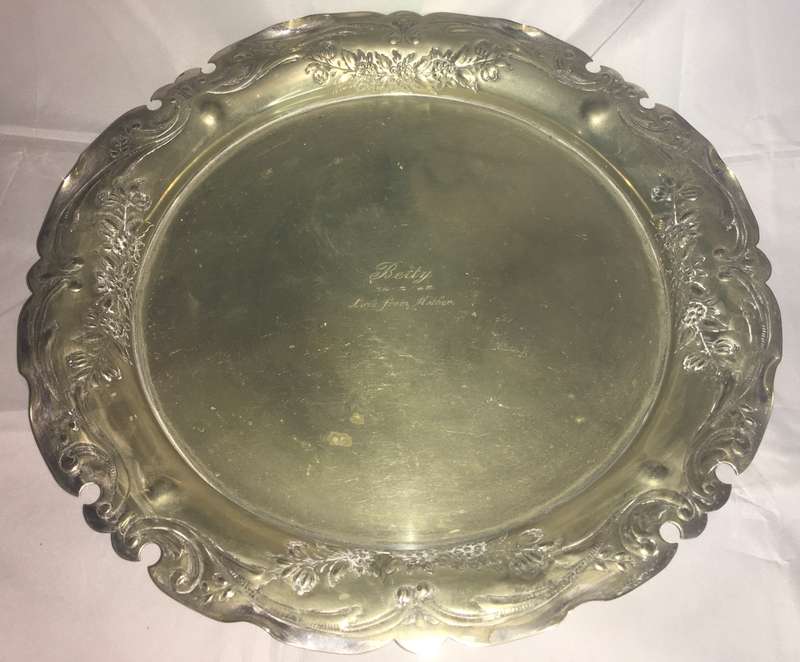 Tray. EPNS (1945)