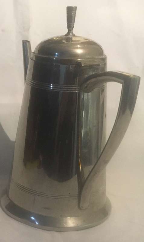 Silver plated coffee kettle