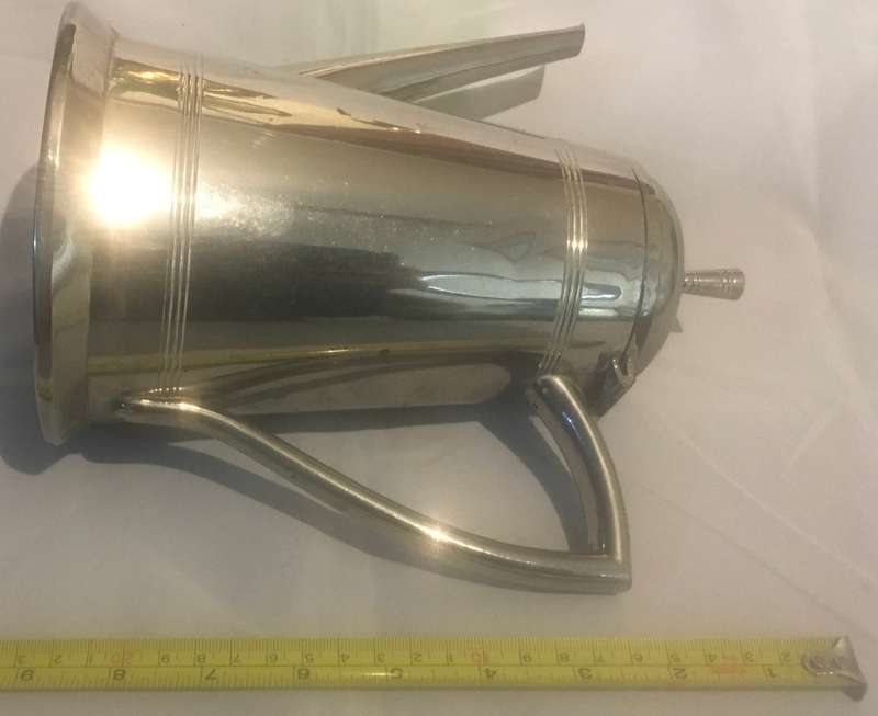 Silver plated coffee kettle