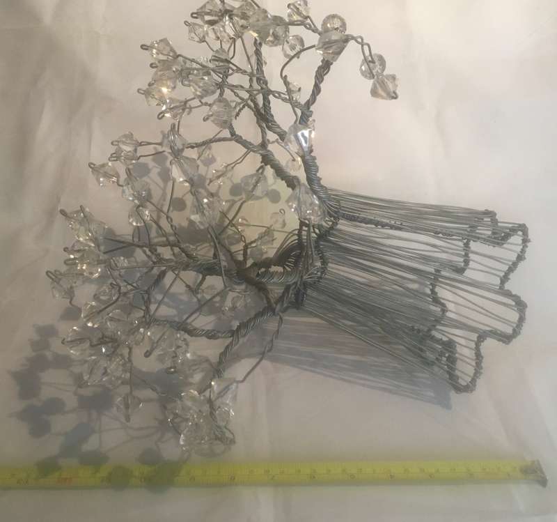 African art boab tree (wire and beads)