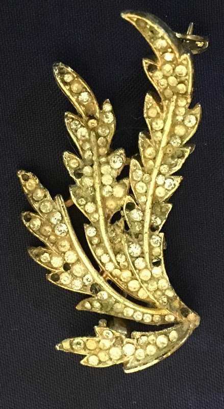Marcasite brooch. Vintage