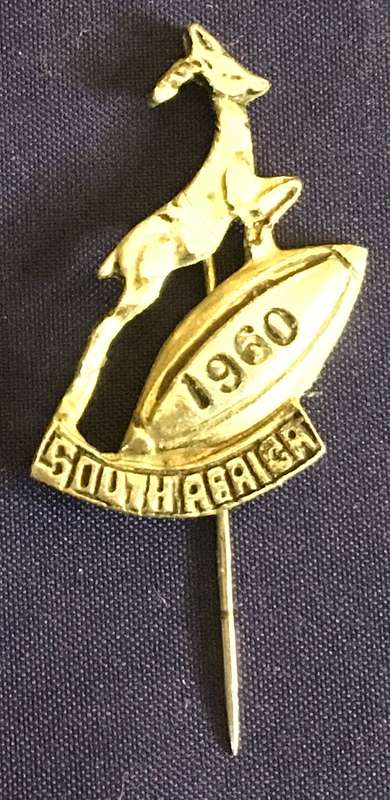 Springbok rugby 1960 pin