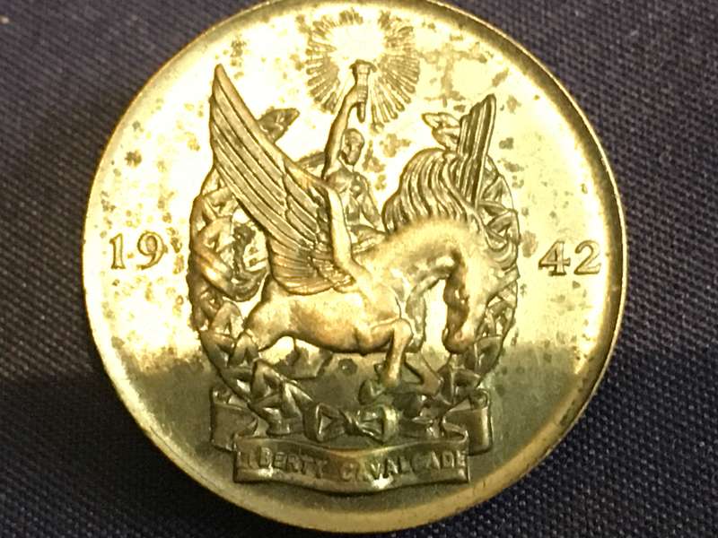 1942 Liberty Cavalcade brooch