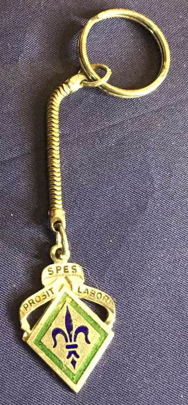 Boy Scouts key ring. Vintage