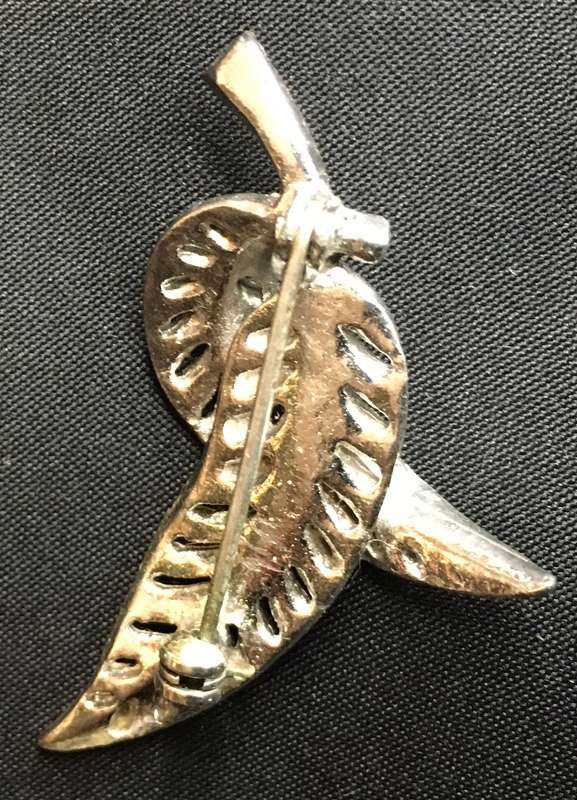 Marcasite brooch. Vintage