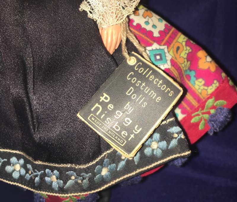 Peggy Nisbet Model National costumes N/142 Czechoslovakia