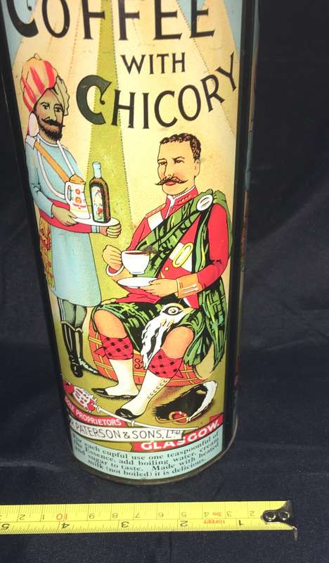 R Patterson and Sons Ltd Camp Coffee tin. Vintage
