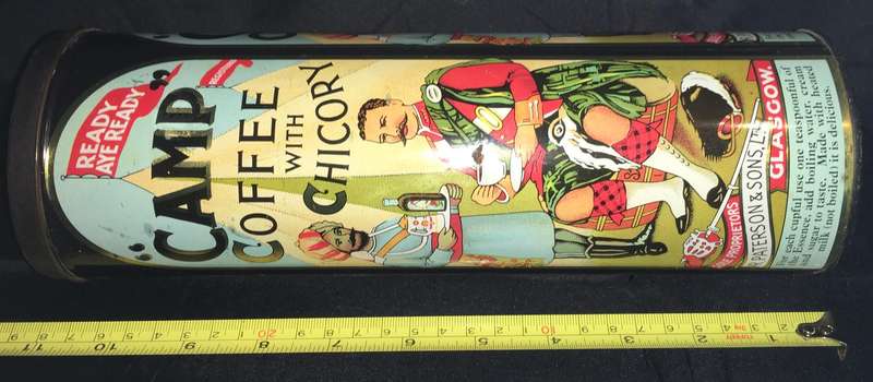 R Patterson and Sons Ltd Camp Coffee tin. Vintage