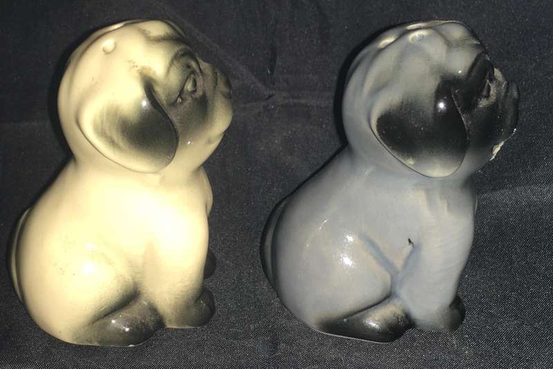Dogs salt and pepper shakers