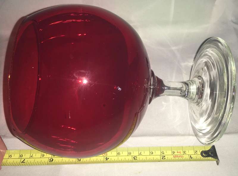 Ruby red vase