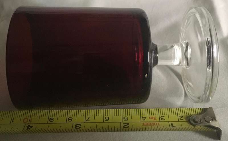 Wine glass Cavalier Ruby red