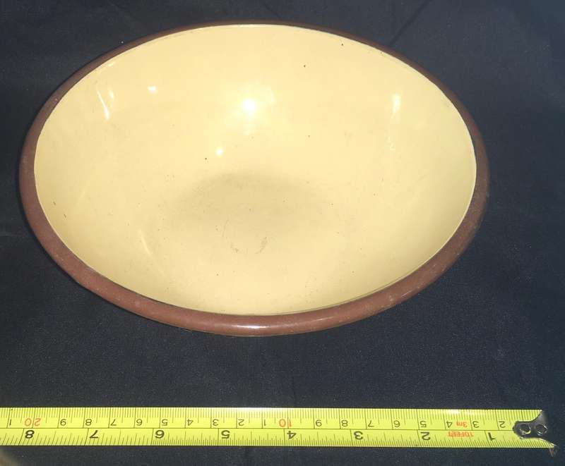 Enamel mixing bowl - vintage