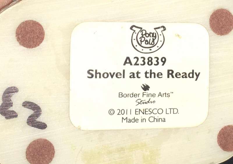 Pony Pals Shovel At The Ready Figurine