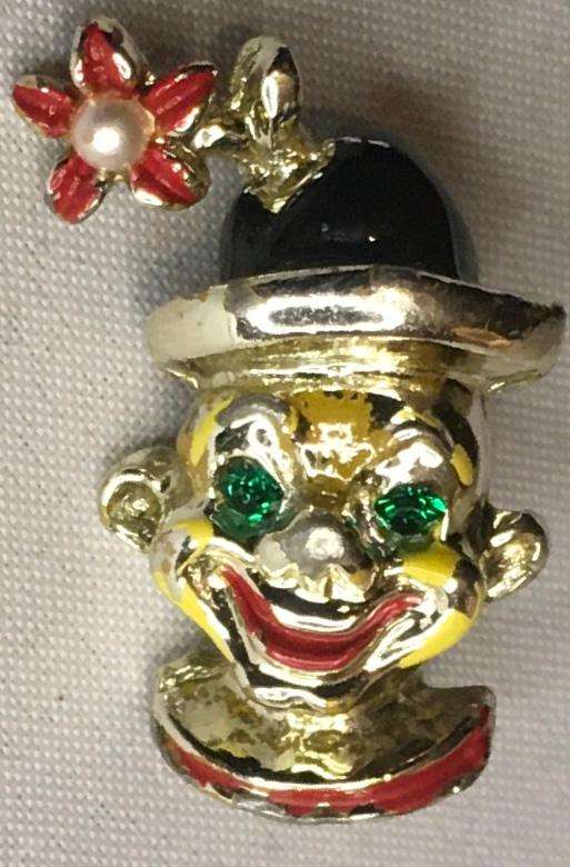 Clown brooch