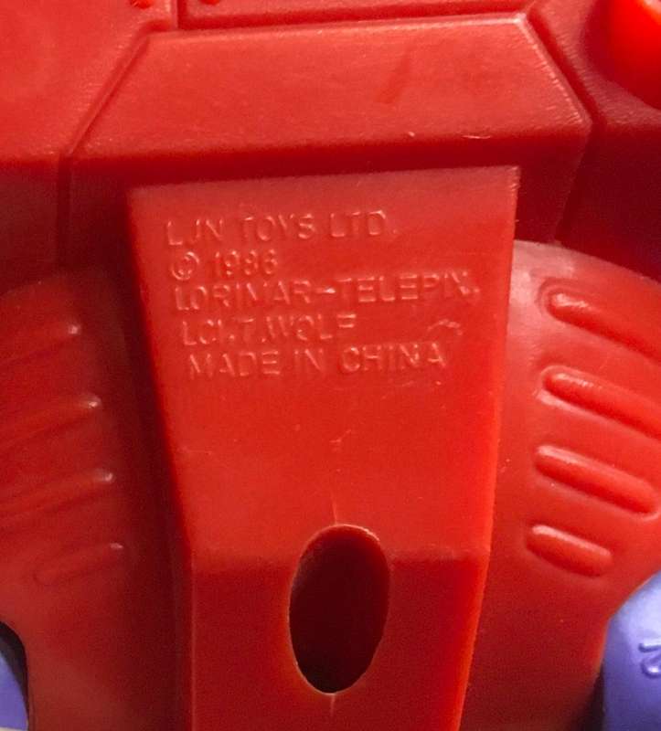 Vintage Thundercats Ram Bam 1986 action figurine by Lin Toys Ltd