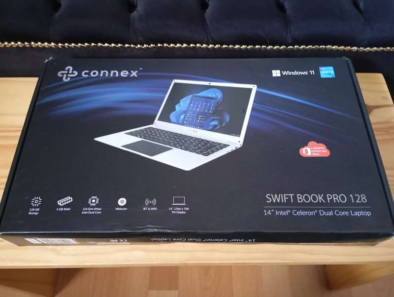 Connex slim book2024 laptop for sale plus free laptop cooling pad