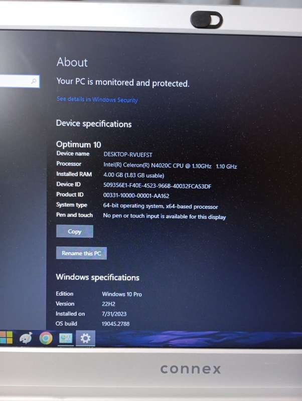 Connex slim book2024 laptop for sale plus free laptop cooling pad