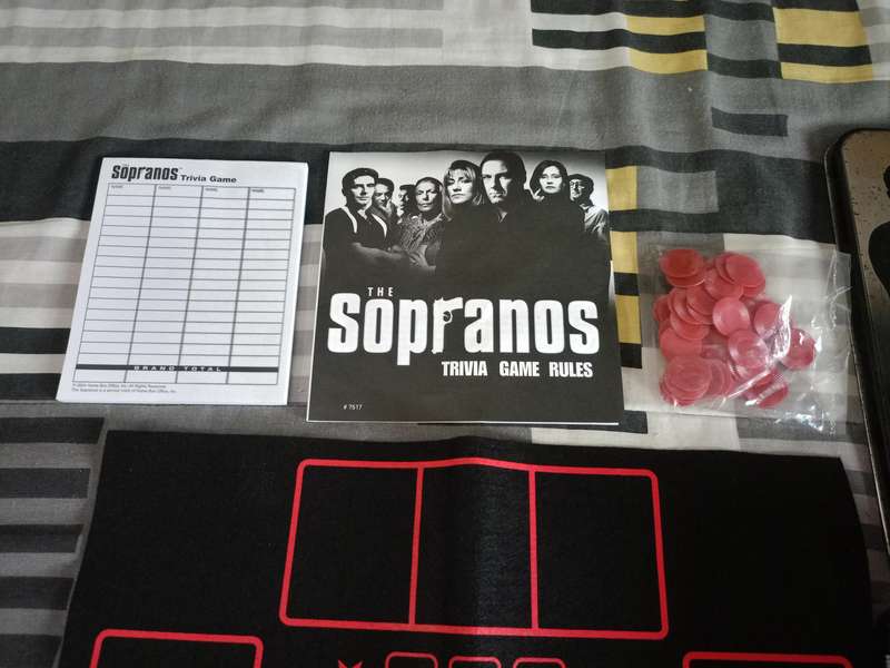 The Sopranos trivia board game rare find