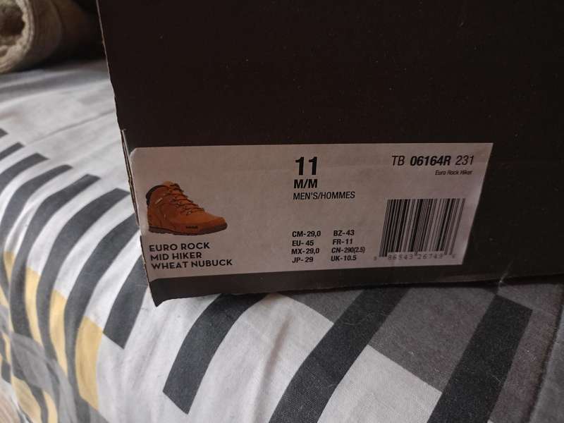 Original Timberland Euro rock mid hiker boot