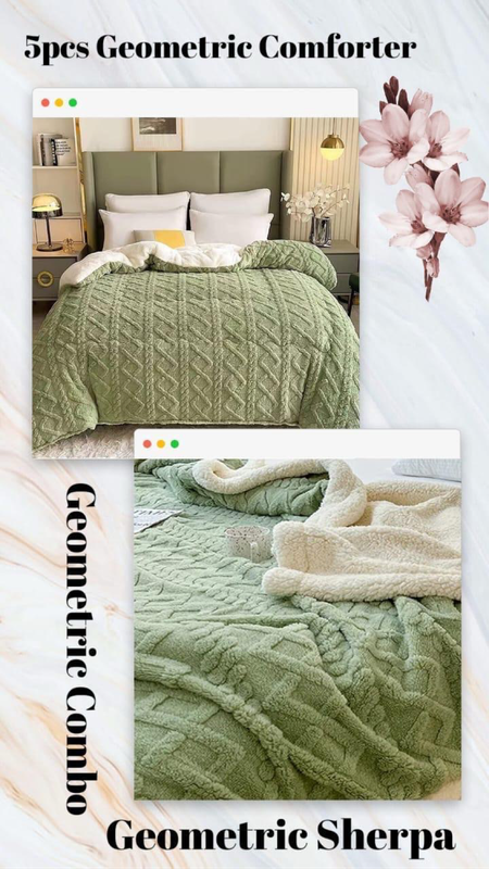 Geometric Winter Bedding Combo
