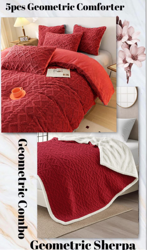 Geometric Winter Bedding Combo